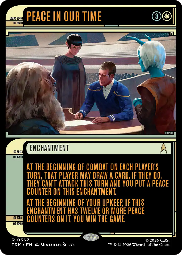 Peace in Our Time (Showcase) [Star Trek] Magic: The Gathering