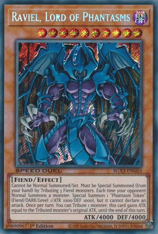 Raviel, Lord of Phantasms [SGX3-ENG03] Secret Rare Yu-Gi-Oh!