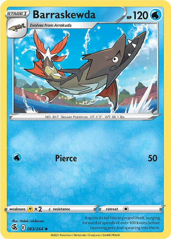 Barraskewda (083/264) [Sword & Shield: Fusion Strike] Pokémon