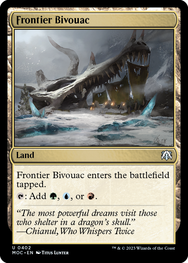 Frontier Bivouac [March of the Machine Commander] Magic: The Gathering
