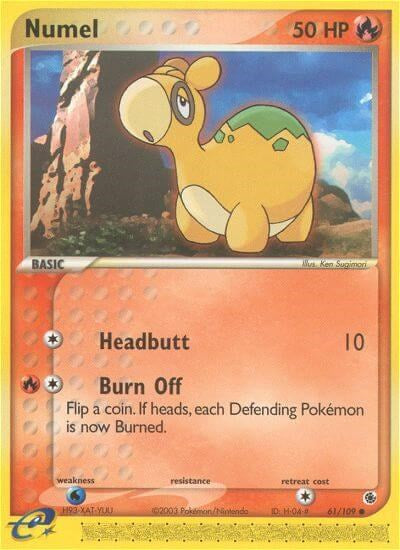 Numel (61/109) [EX: Ruby & Sapphire] Pokémon