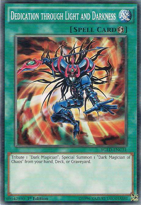 Dedication through Light and Darkness [YGLD-ENC31] Common Yu-Gi-Oh!