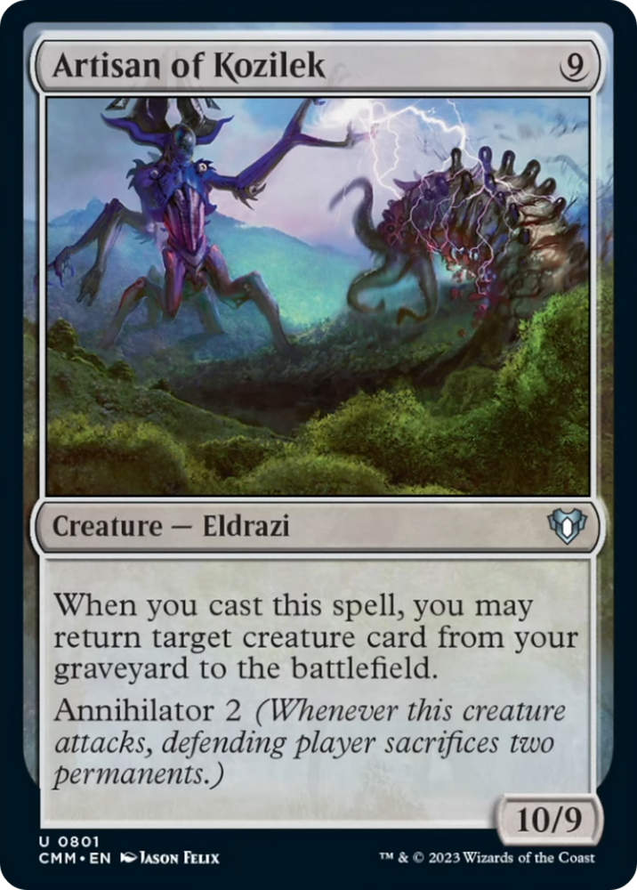 Artisan of Kozilek [Commander Masters] Magic: The Gathering