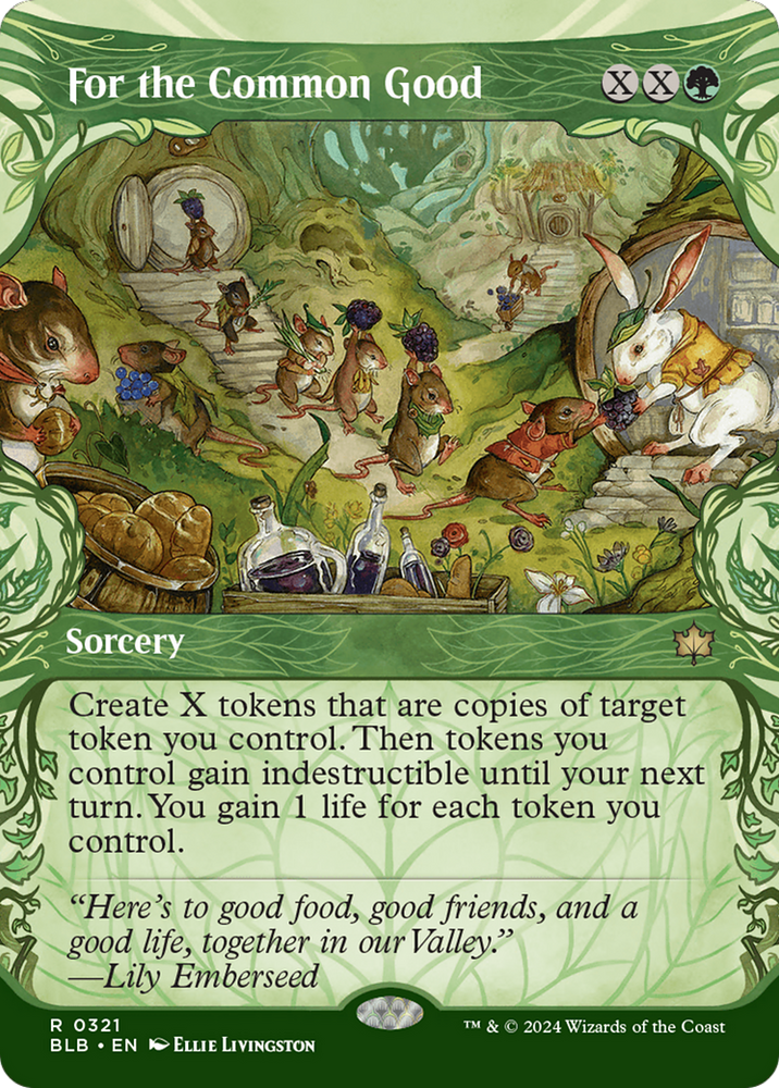 For the Common Good (Showcase) [Bloomburrow] Magic: The Gathering
