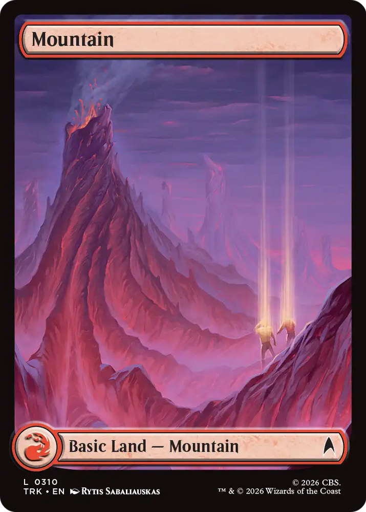 Mountain (0310) [Star Trek] Magic: The Gathering
