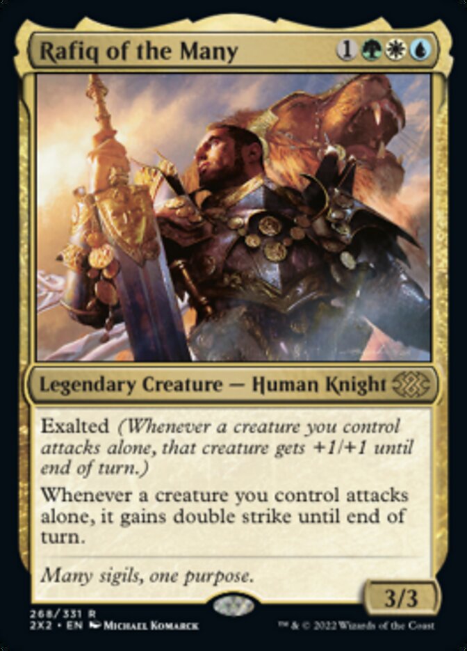 Rafiq of the Many [Double Masters 2022] Magic: The Gathering