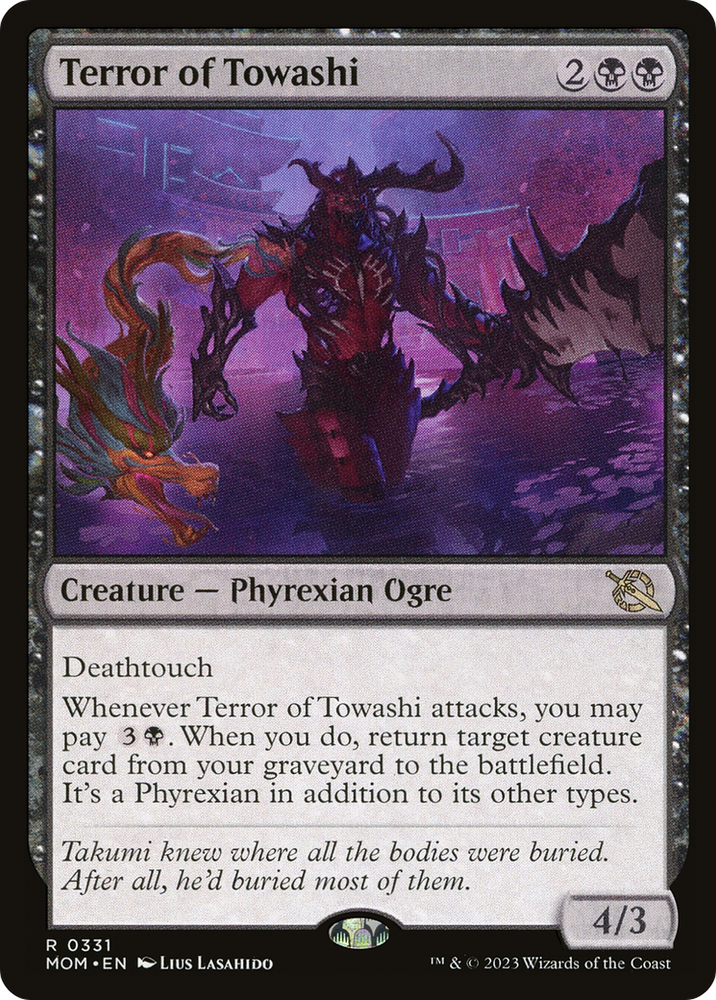 Terror of Towashi [March of the Machine] Magic: The Gathering