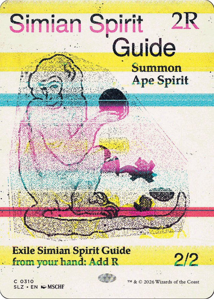 Simian Spirit Guide (0310) [Secret Lair x MSCHF: The Zeta Set] Magic: The Gathering