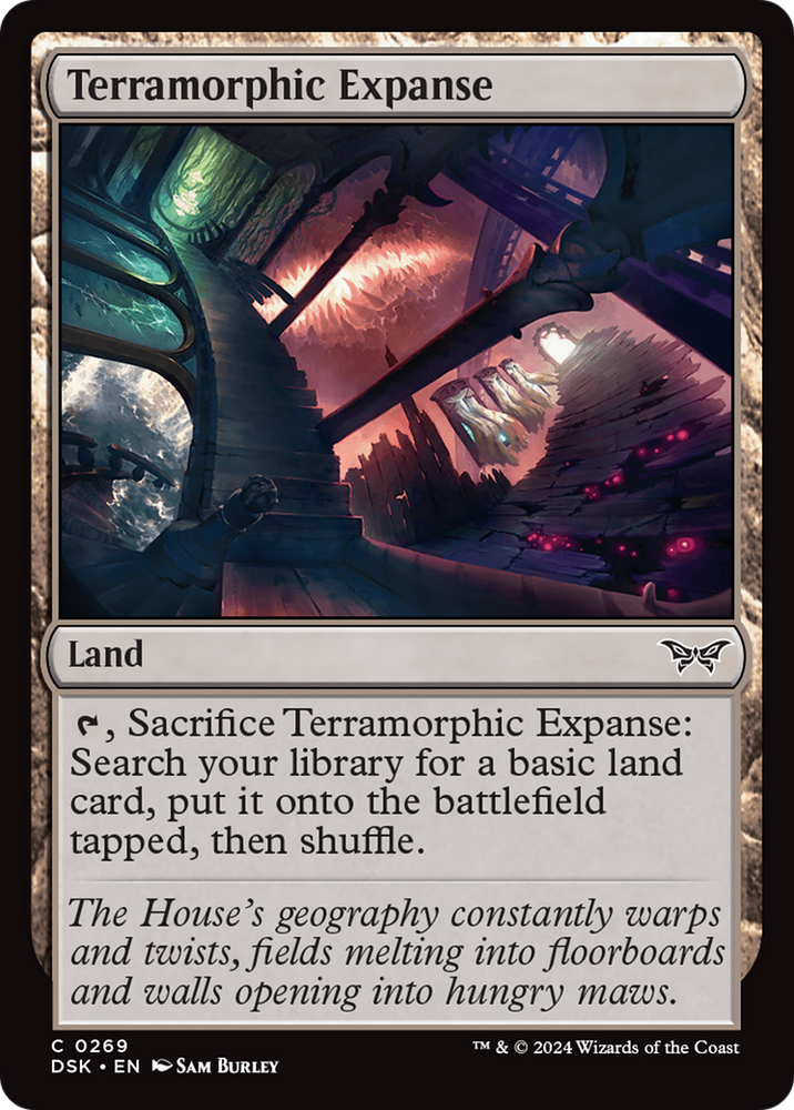 Terramorphic Expanse [Duskmourn: House of Horror] Magic: The Gathering