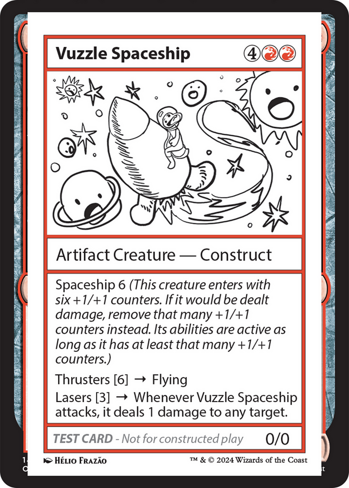 Vuzzle Spaceship [Mystery Booster 2 Playtest Cards] Magic: The Gathering