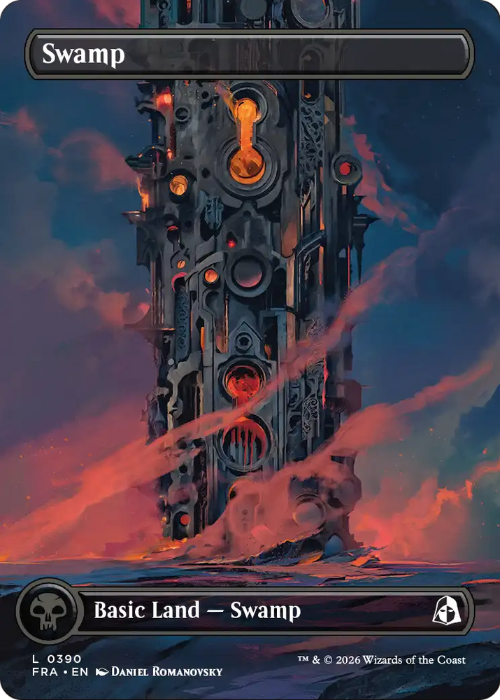Swamp (Borderless) (0390) [Reality Fracture] Magic: The Gathering