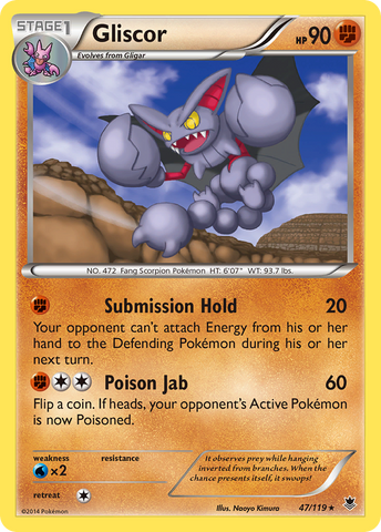 Gliscor (47/119) [XY: Phantom Forces] Pokémon