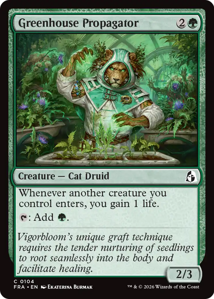 Greenhouse Propagator [Reality Fracture] Magic: The Gathering
