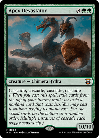 Apex Devastator (Ripple Foil) [Modern Horizons 3 Commander] Magic: The Gathering