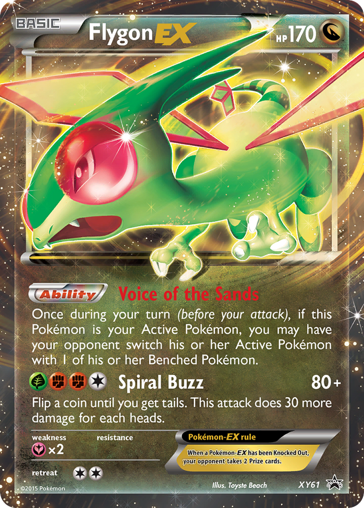 Flygon EX (XY61) [XY: Black Star Promos] Pokémon