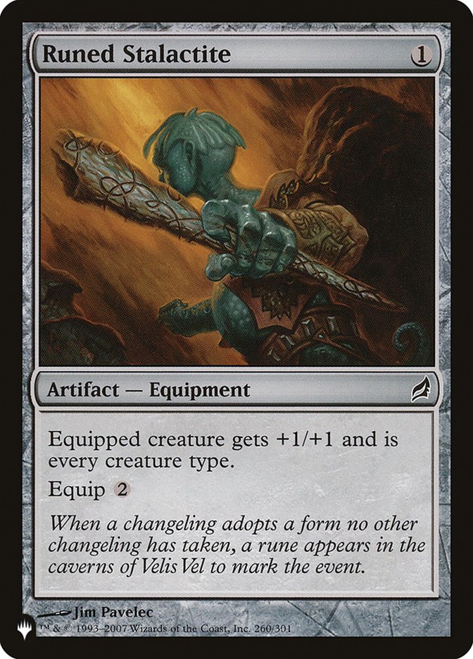 Runed Stalactite [The List] Magic: The Gathering