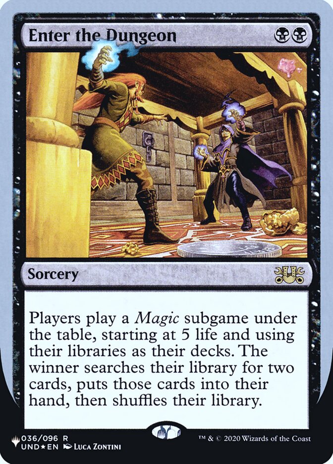 Enter the Dungeon (Unfinity Foil Edition) [The List] Magic: The Gathering