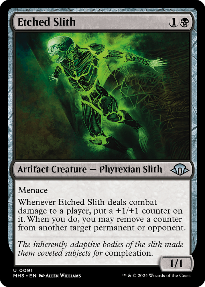 Etched Slith [Modern Horizons 3] Magic: The Gathering