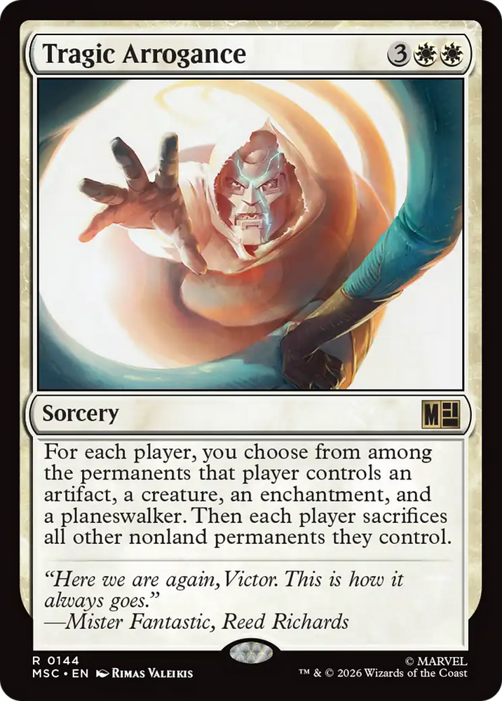 Tragic Arrogance [Marvel Super Heroes Commander] Magic: The Gathering