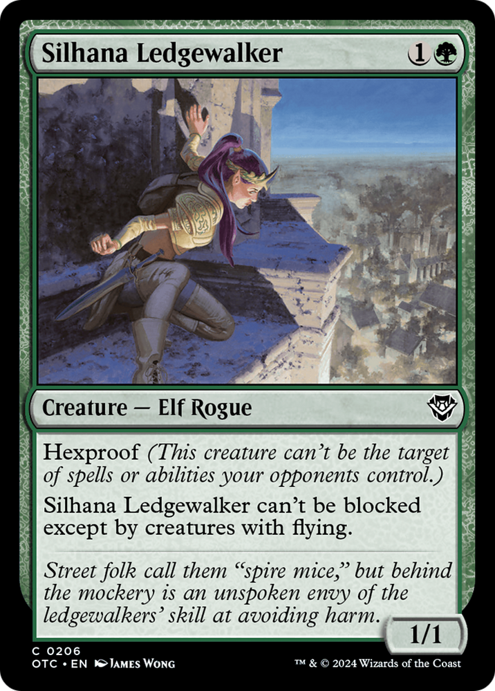 Silhana Ledgewalker [Outlaws of Thunder Junction Commander] Magic: The Gathering
