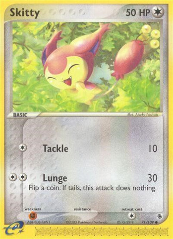 Skitty (71/109) [EX: Ruby & Sapphire] Pokémon