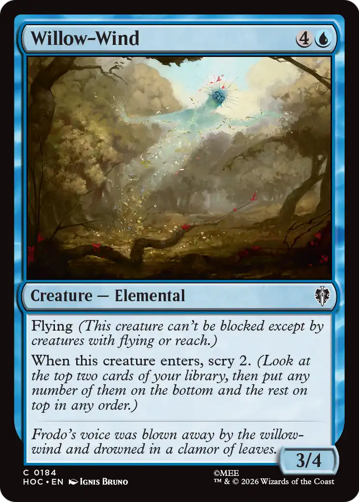 Willow-Wind [The Hobbit: Eternal-Legal] Magic: The Gathering