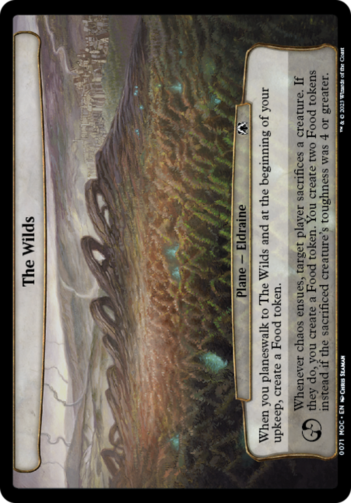 The Wilds [March of the Machine Commander] Magic: The Gathering