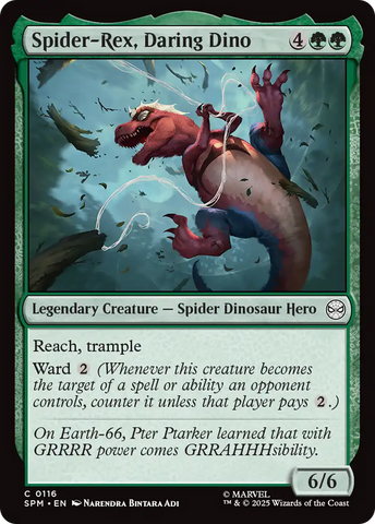 Spider-Rex, Daring Dino [Marvel's Spider-Man] Magic: The Gathering