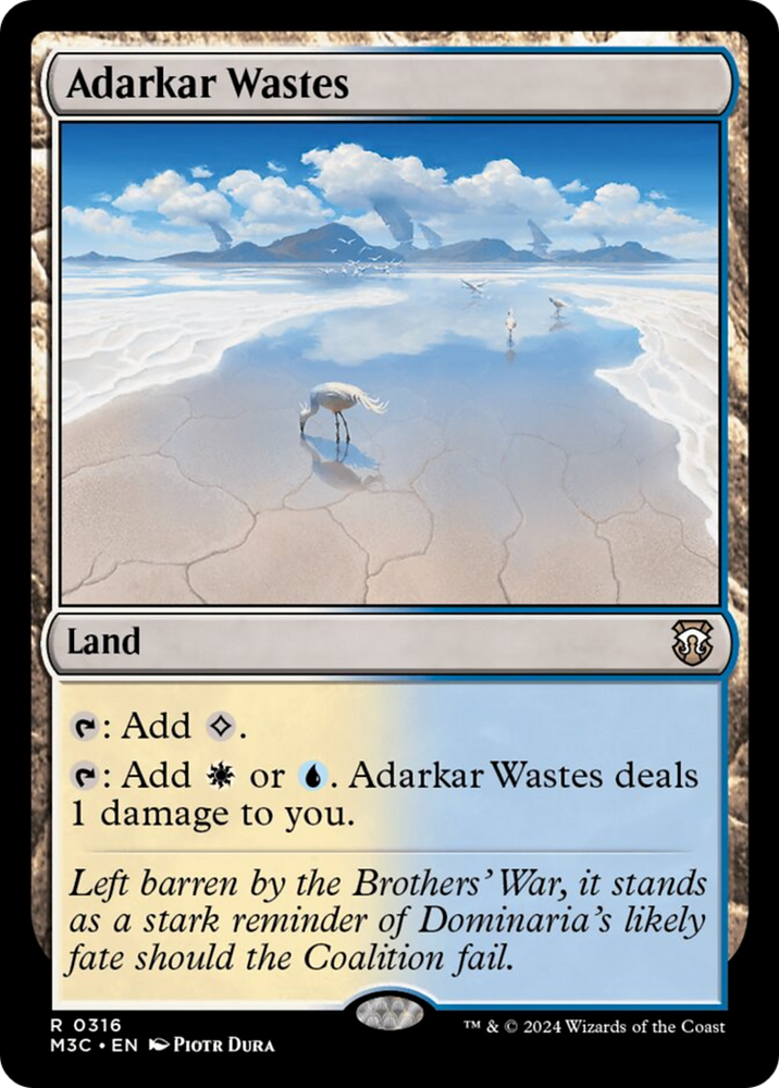 Adarkar Wastes [Modern Horizons 3 Commander] Magic: The Gathering