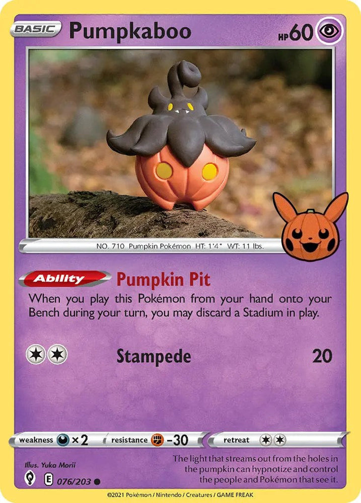 Pumpkaboo (076/203) [Trick or Trade] Pokémon