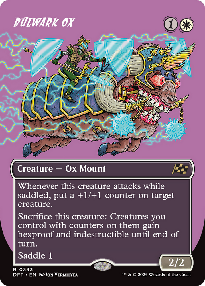 Bulwark Ox (Borderless) [Aetherdrift] Magic: The Gathering