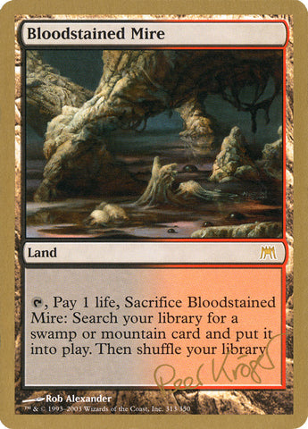 Bloodstained Mire (Peer Kroger) [World Championship Decks 2003] Magic: The Gathering