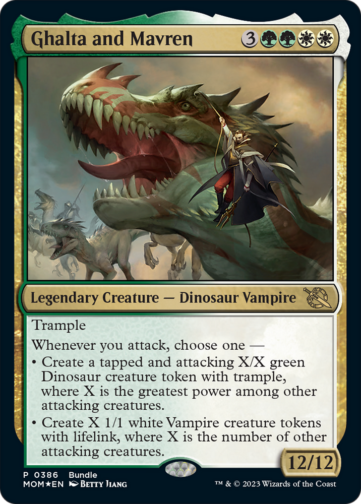 Ghalta and Mavren (Bundle) [March of the Machine] Magic: The Gathering
