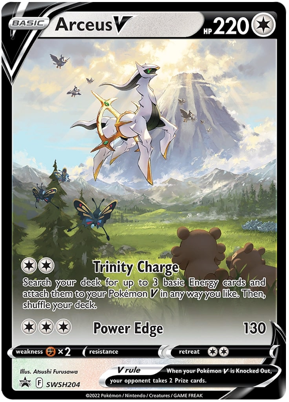Arceus V (SWSH204) [Sword & Shield: Black Star Promos] Pokémon