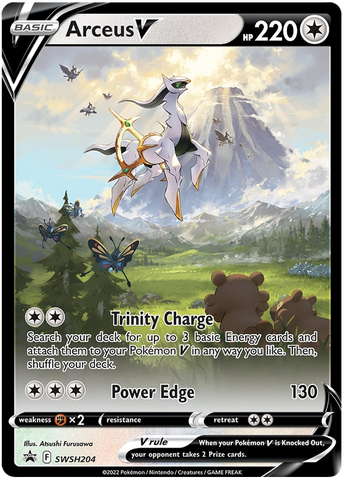 Arceus V (SWSH204) [Sword & Shield: Black Star Promos] Pokémon
