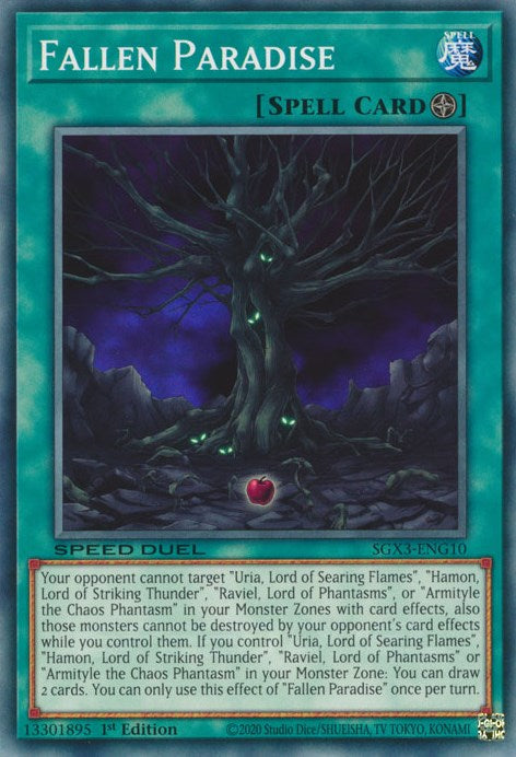Fallen Paradise [SGX3-ENG10] Common Yu-Gi-Oh!