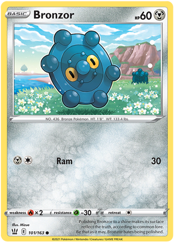 Bronzor (101/163) [Sword & Shield: Battle Styles] Pokémon