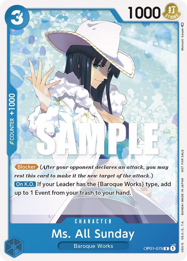 Ms. All Sunday (Promotion Pack 2023) [One Piece Promotion Cards] Bandai