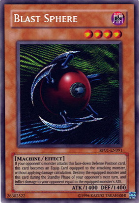 Blast Sphere [RP01-EN091] Secret Rare Yu-Gi-Oh!