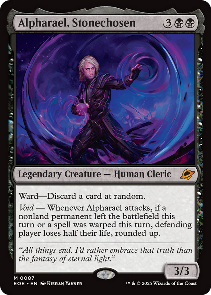 Alpharael, Stonechosen [Edge of Eternities] Magic: The Gathering