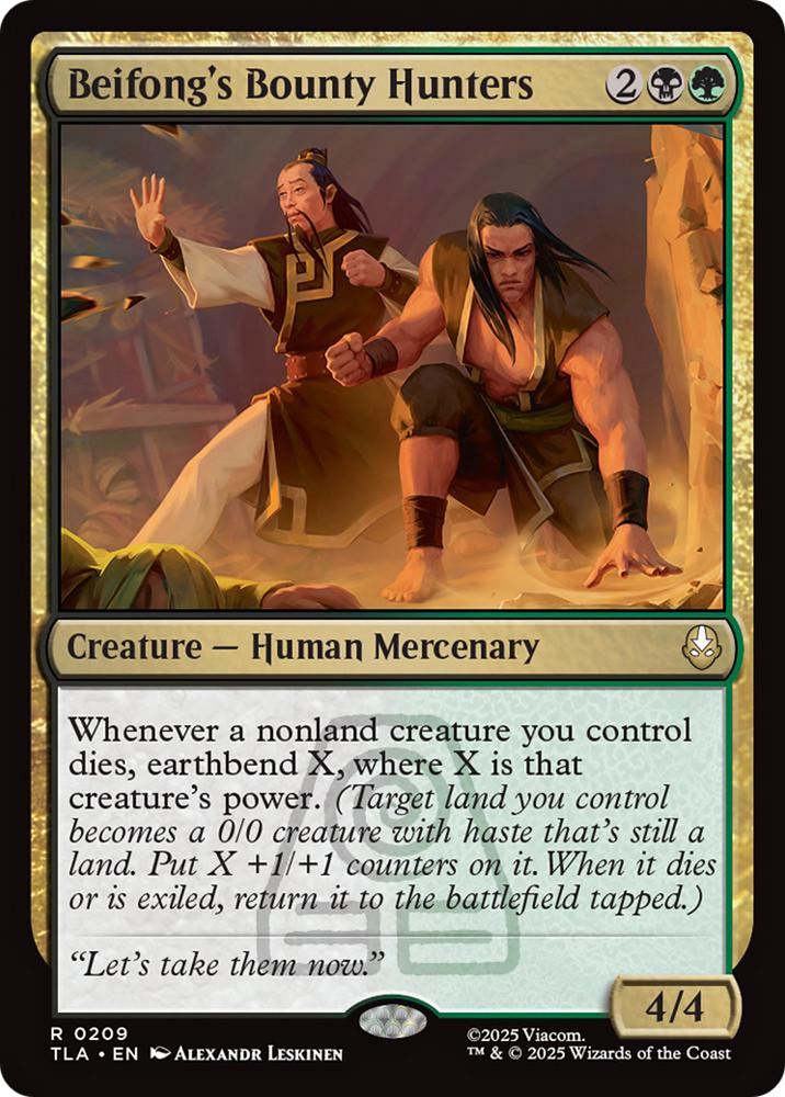 Beifong's Bounty Hunters [Avatar: The Last Airbender] Magic: The Gathering