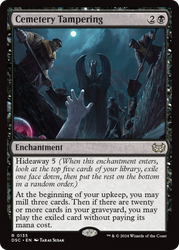 Cemetery Tampering [Duskmourn: House of Horror Commander] Magic: The Gathering
