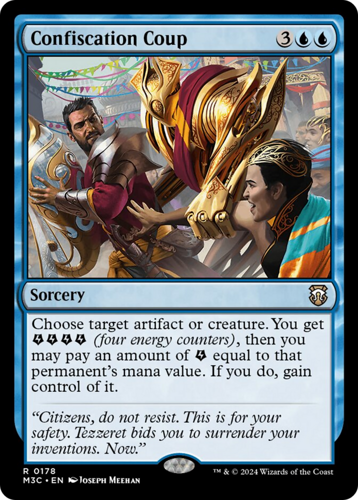 Confiscation Coup [Modern Horizons 3 Commander] Magic: The Gathering