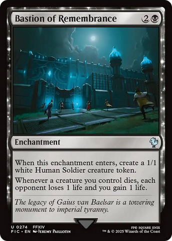 Bastion of Remembrance [FINAL FANTASY Commander] Magic: The Gathering