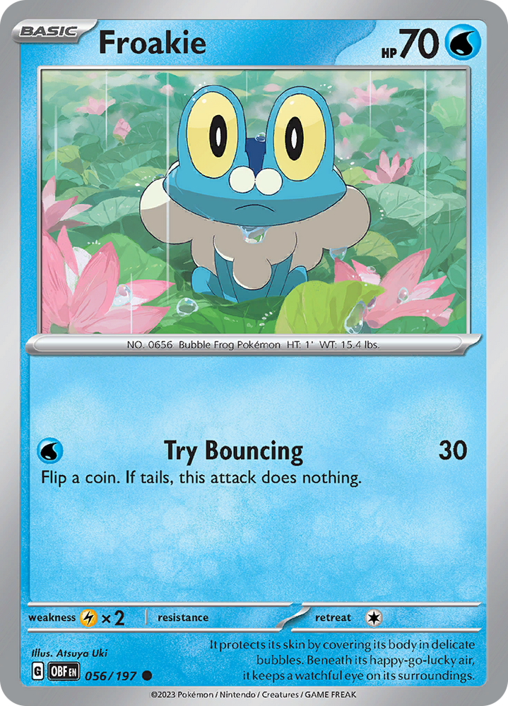 Froakie (056/197) [Scarlet & Violet: Obsidian Flames] Pokémon