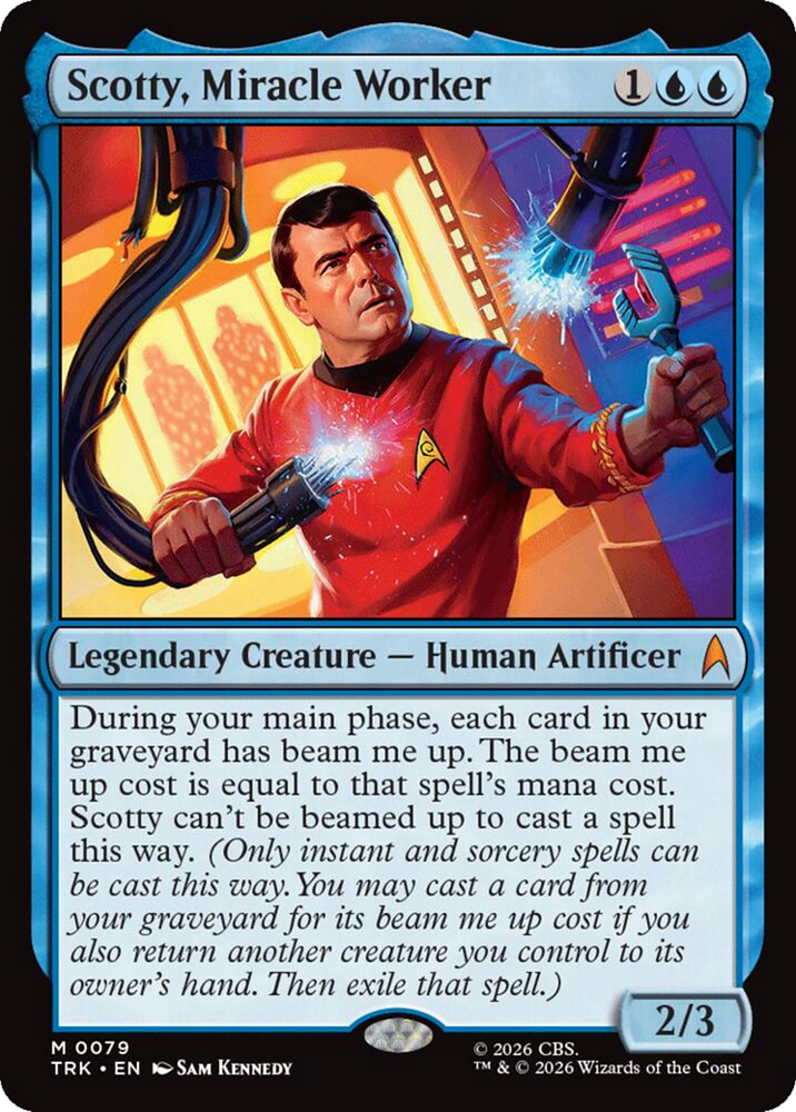 Scotty, Miracle Worker [Star Trek] Magic: The Gathering