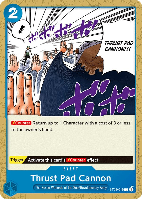 Thrust Pad Cannon [Starter Deck: The Seven Warlords of The Sea] Bandai