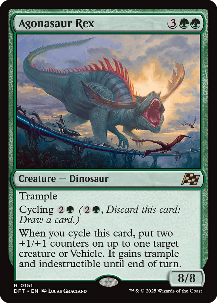 Agonasaur Rex [Aetherdrift] Magic: The Gathering