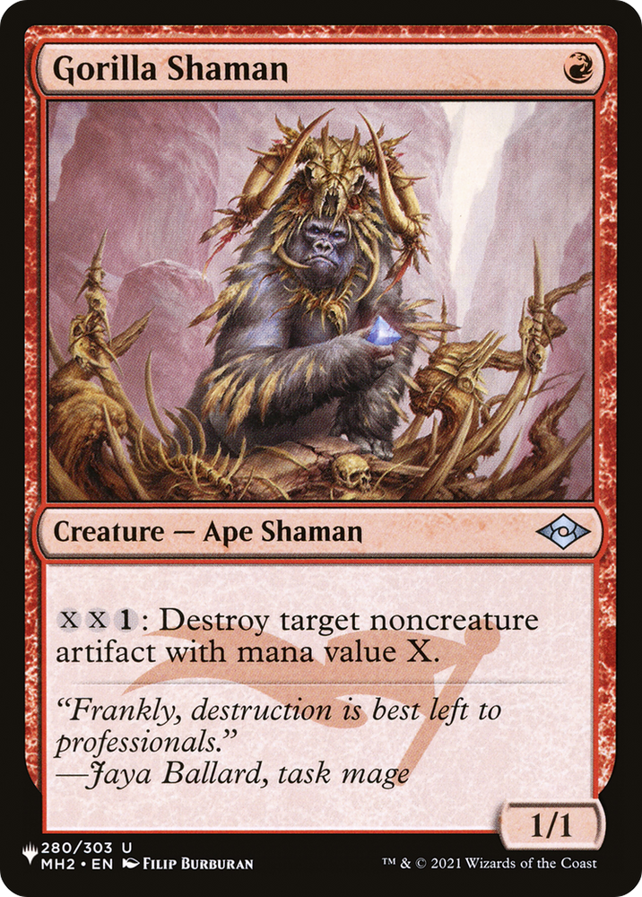 Gorilla Shaman [The List] Magic: The Gathering