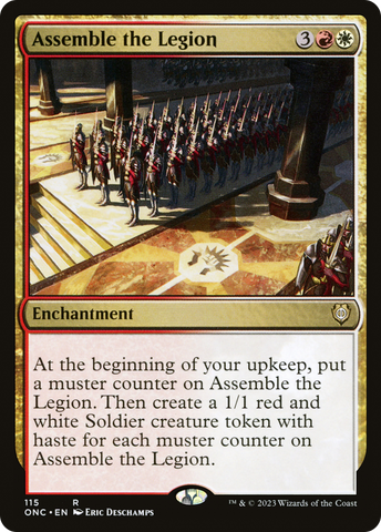 Assemble the Legion [Phyrexia: All Will Be One Commander] Magic: The Gathering